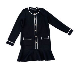 Endless Rose Black and White Mini Dress